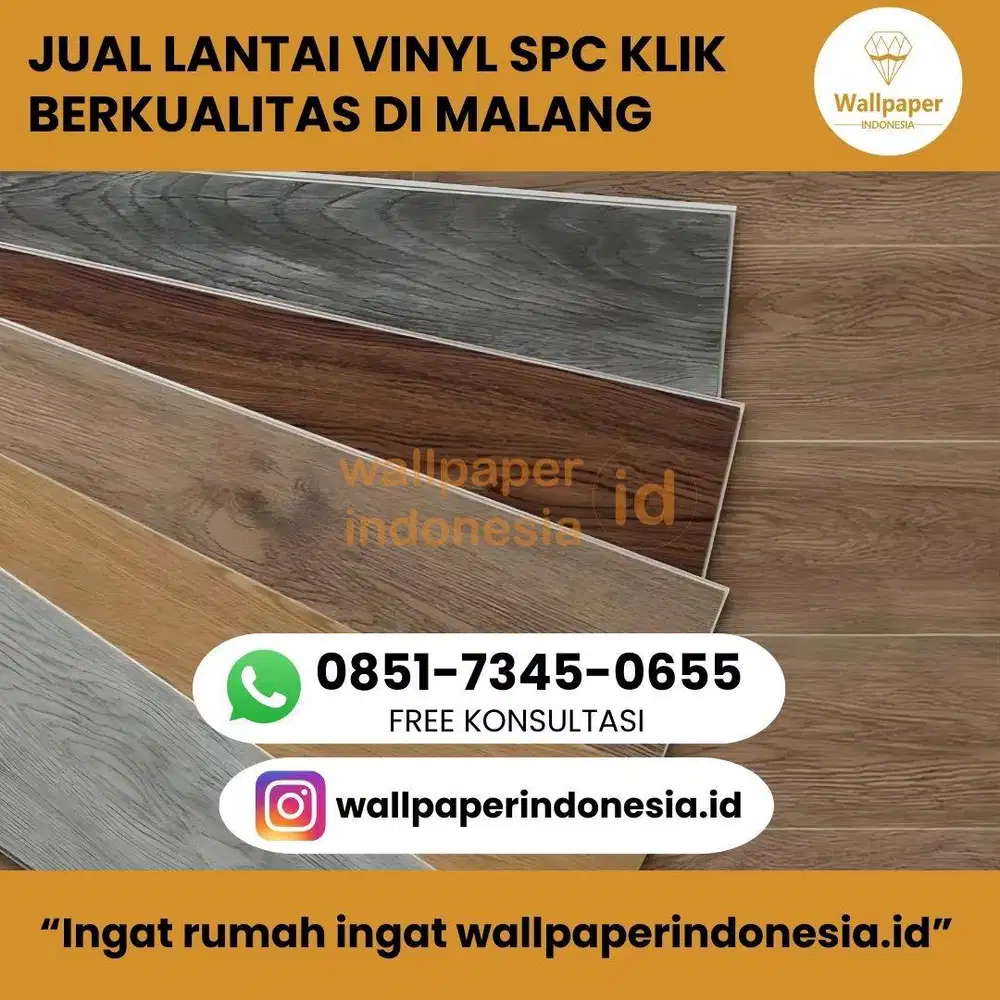 JUAL LANTAI VINYL SPC KLIK BERKUALITAS DI MALANG