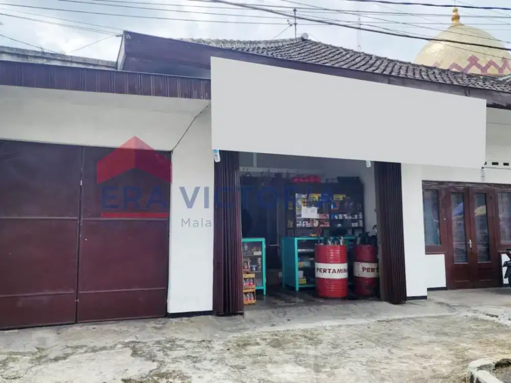 Rumah/Toko Dijual atau Disewa di Poros Tumpang Cocok untuk Usaha, Dekat Pasar