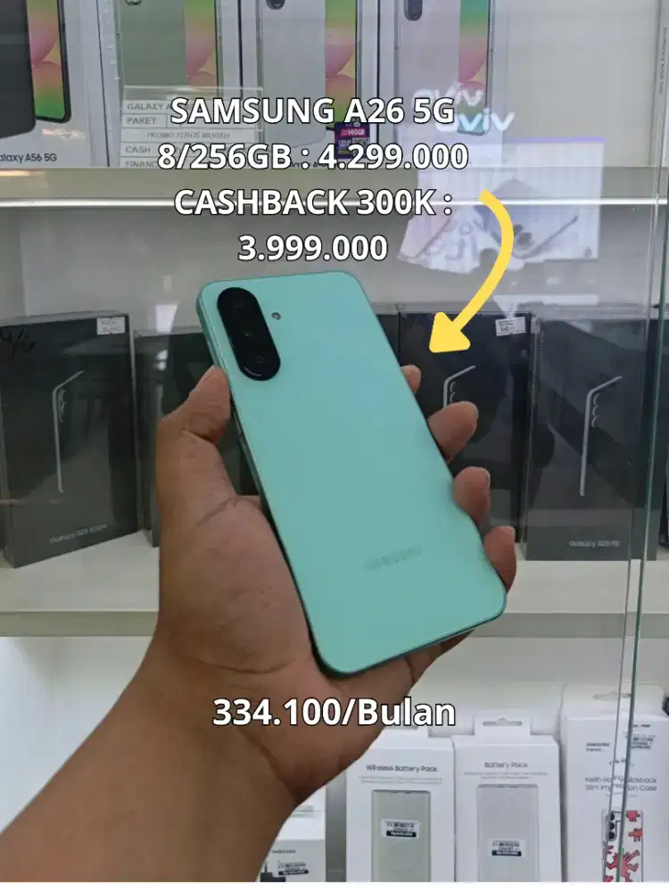SAMSUNG A26 5G BISA KREDIT TANPA APLIKASI ATAU CASH PROMO BUNGA 0%