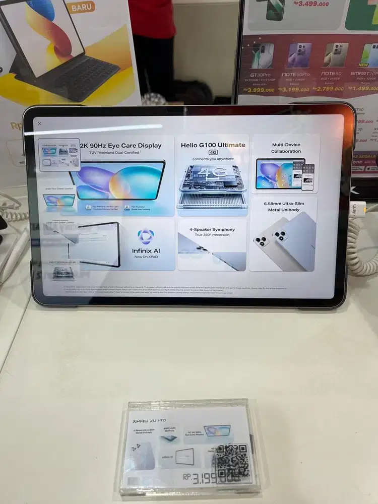 tab infinix xpad 20 pro 8/256 4G