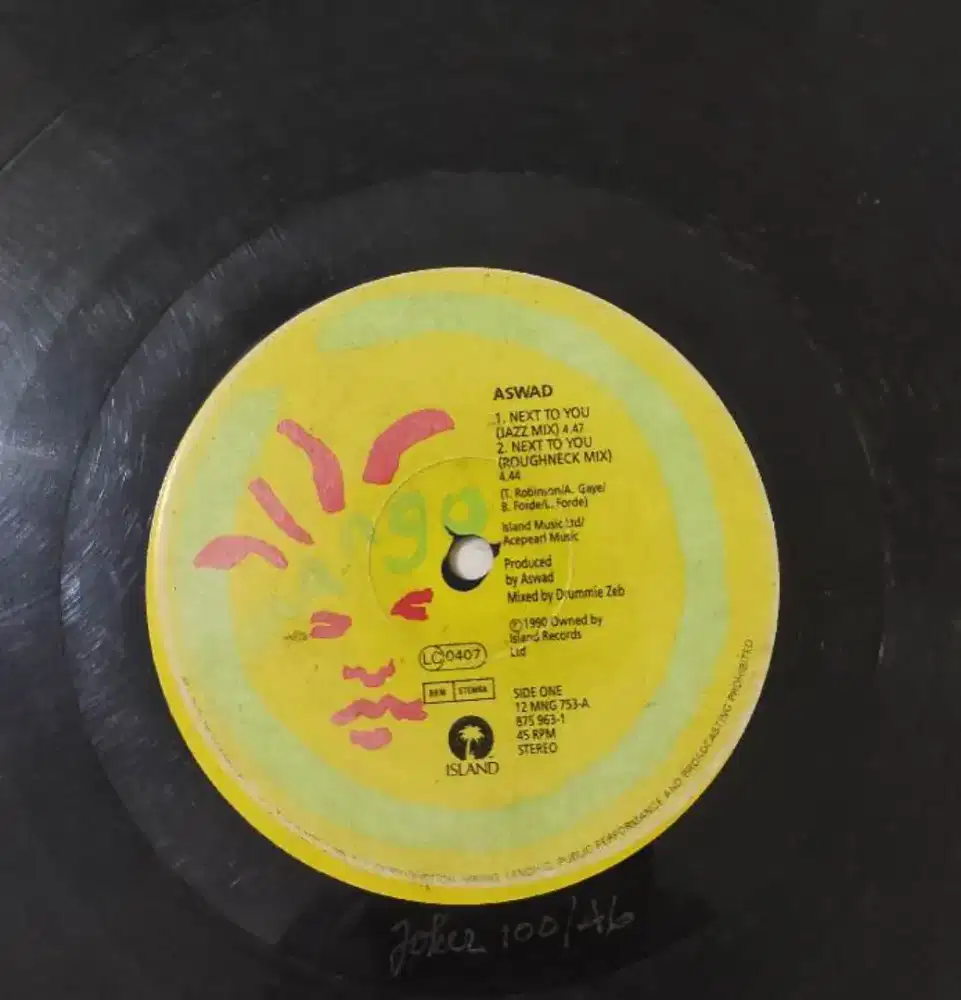 Piringan hitam/plat single