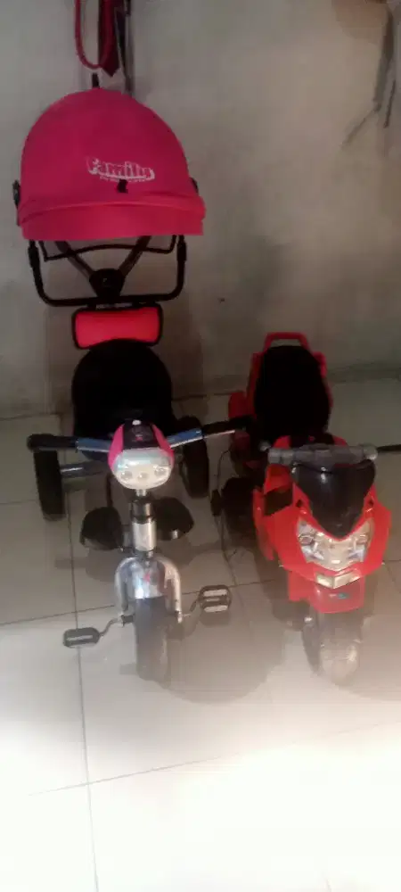 Sepeda & Motor Aki & Stroller 3 brng