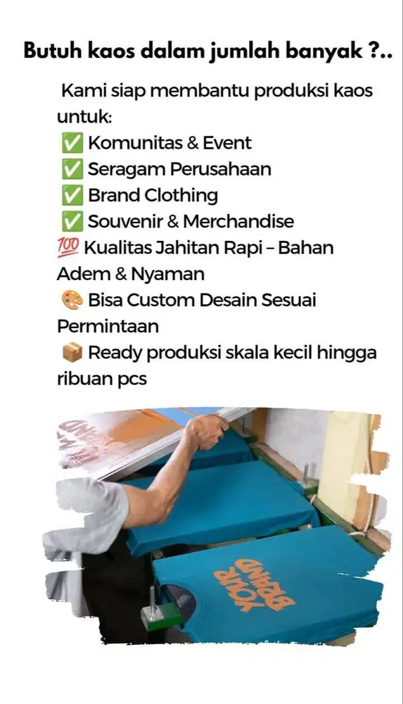 Konveksi kaos oblong