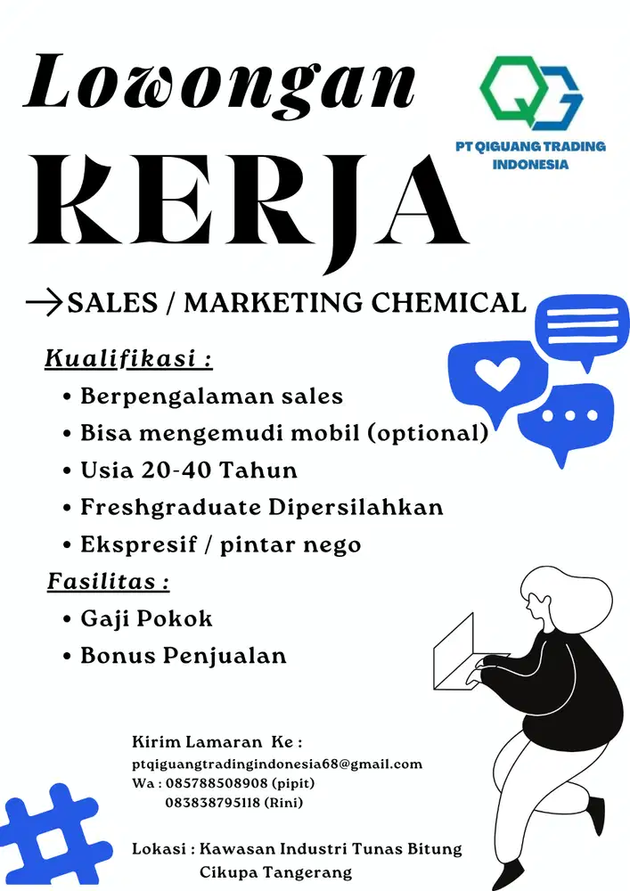 sales / marketing chemical
