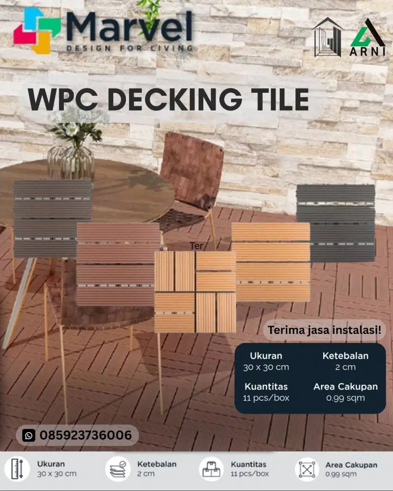 DECKING TILE MARVEL