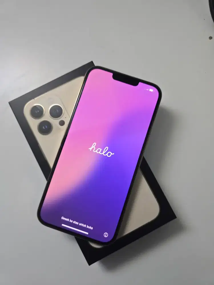 Iphone 13 Pro Max 128GB, Gold Ori Ibox