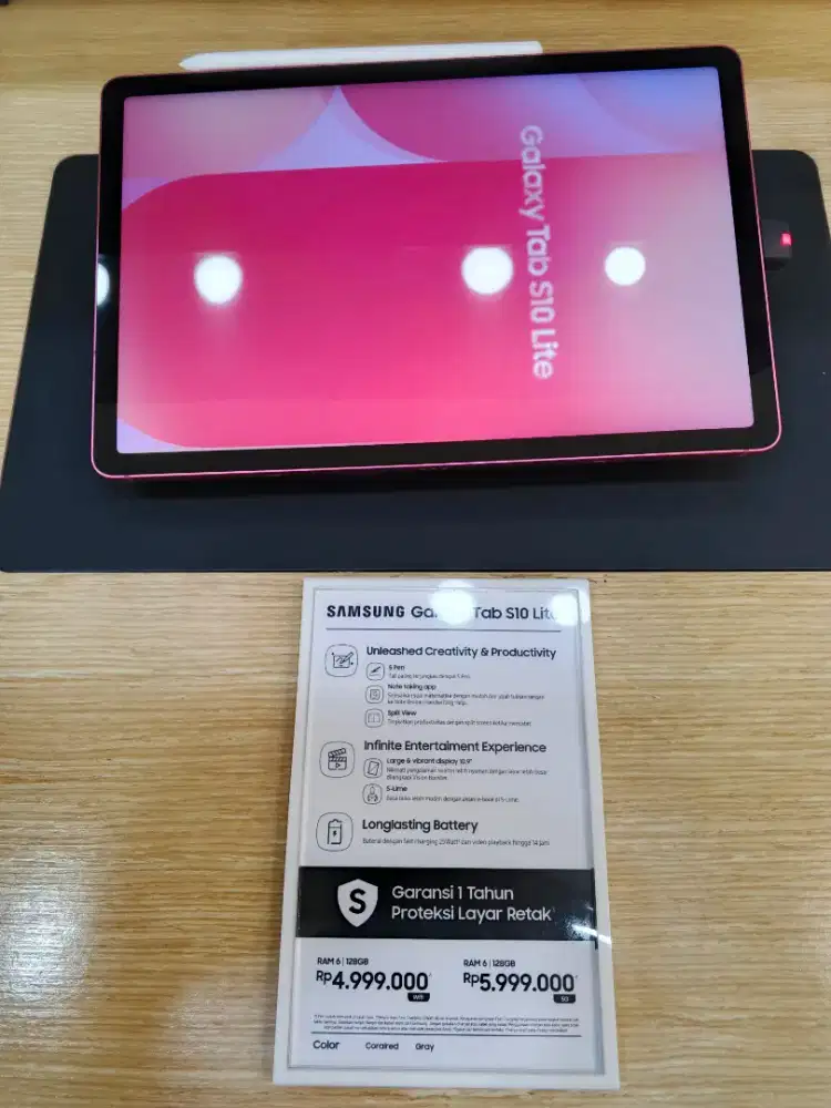 Samsung Tab S10Lite Baru Promo Free Pen Stylish Bisa Wifi Only & kartu