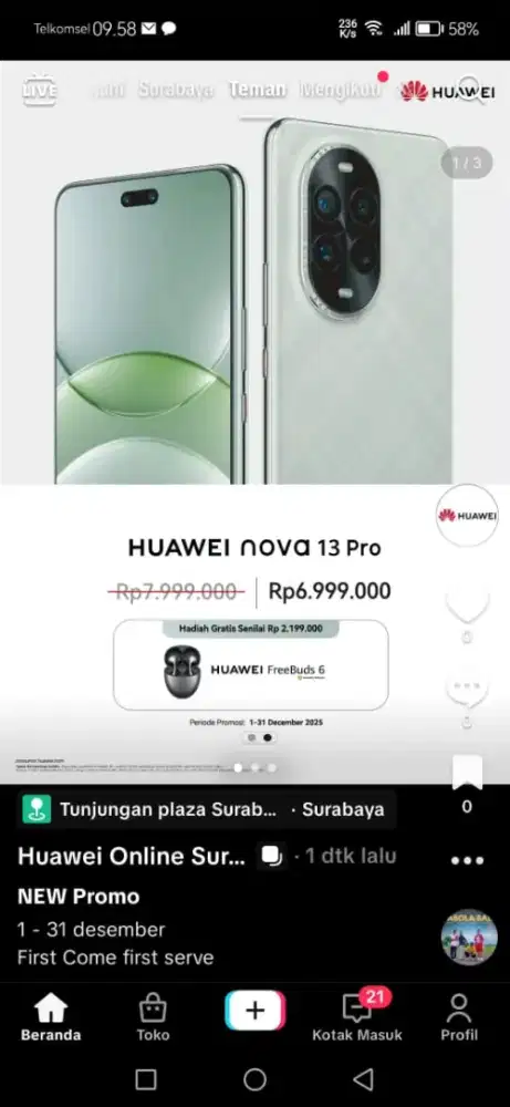 Huawei Nova 13 Pro 12gb/512gb