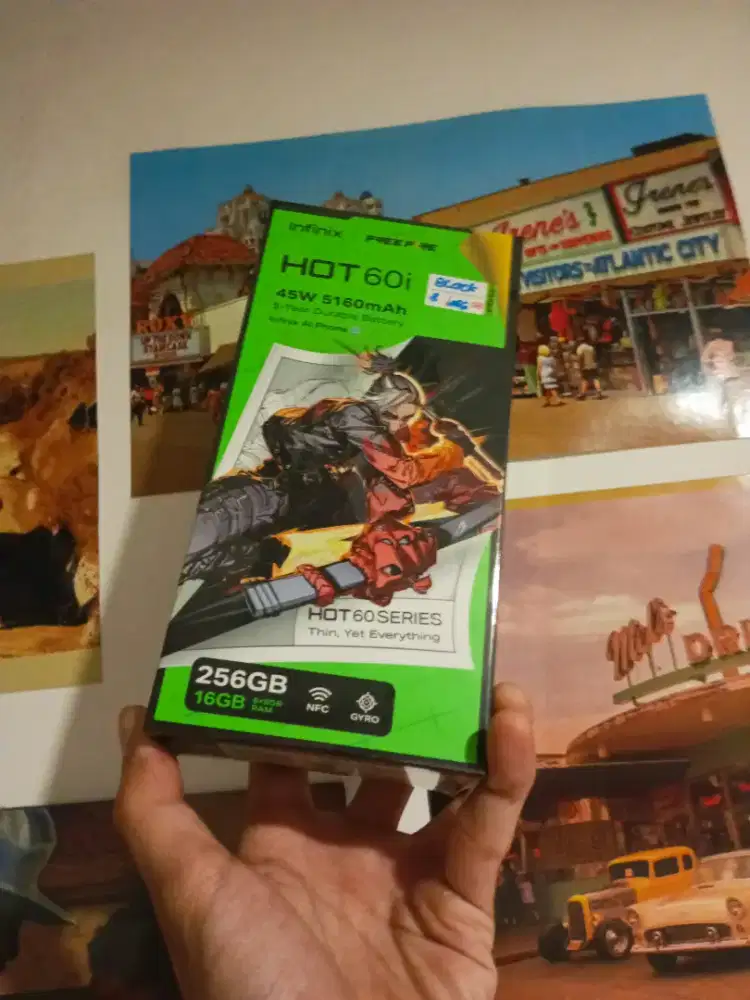 INFINIX HOT 60i 8+8/256 NEW GARANSI RESMI