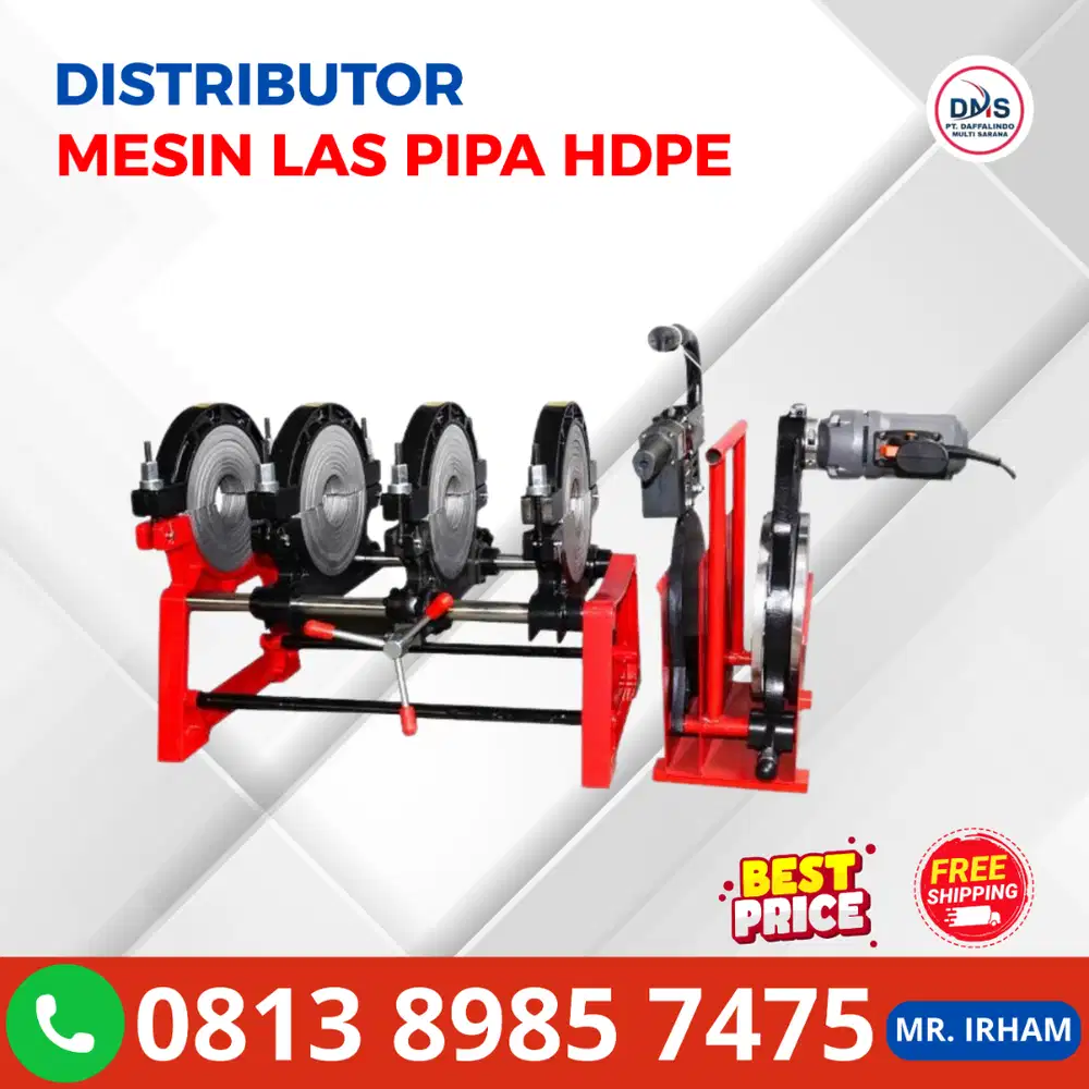 Jual Mesin Las Pipa Hdpe 200mm Manual SHDS | Mesin Penyambung Pipa
