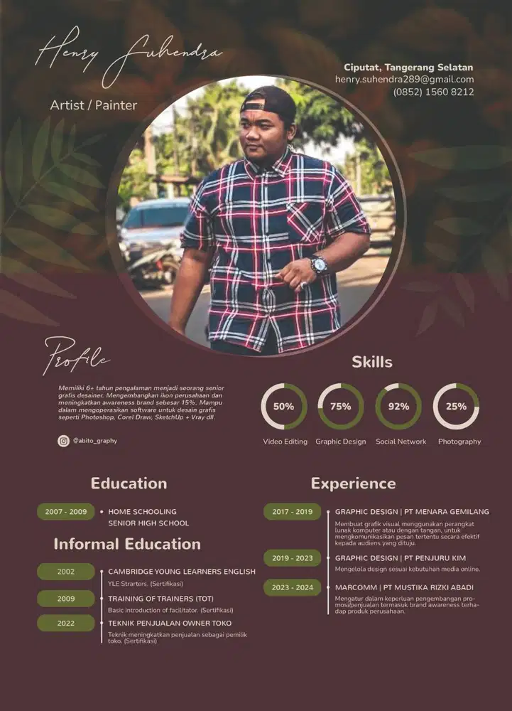 Graphic Designer Area Bintaro Tangsel