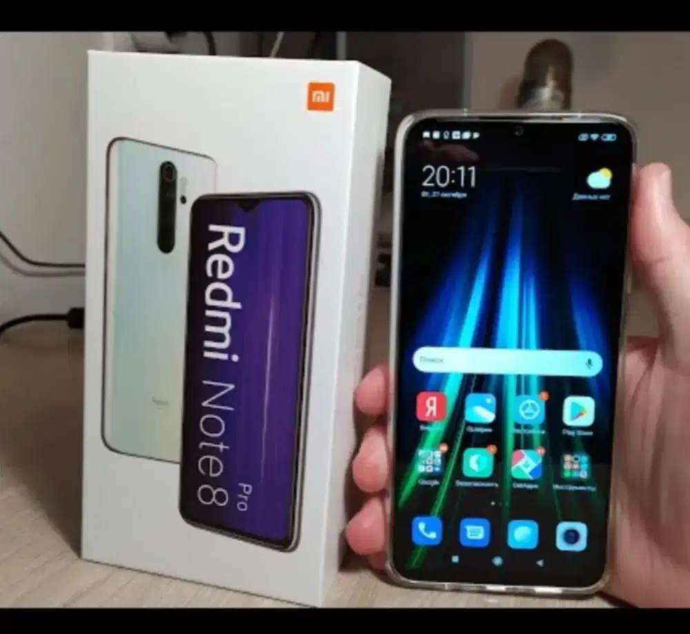 Murah hp Redmi note 8 pro 6/128 lkp, bs TT
