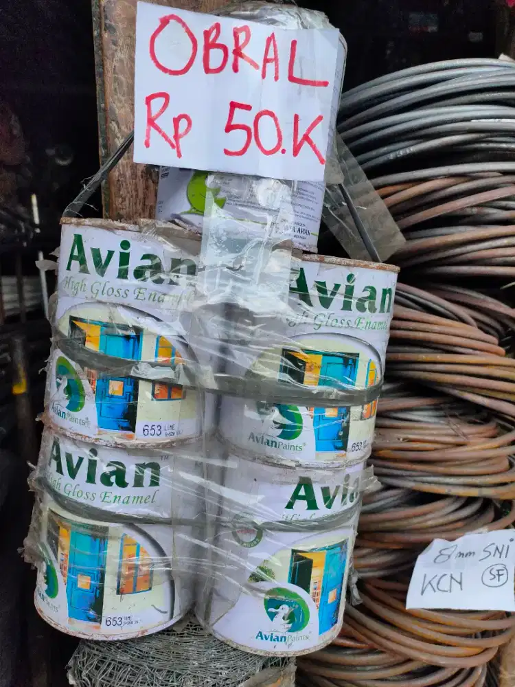 Jual cat kayu dan besi merk avian 1kg.