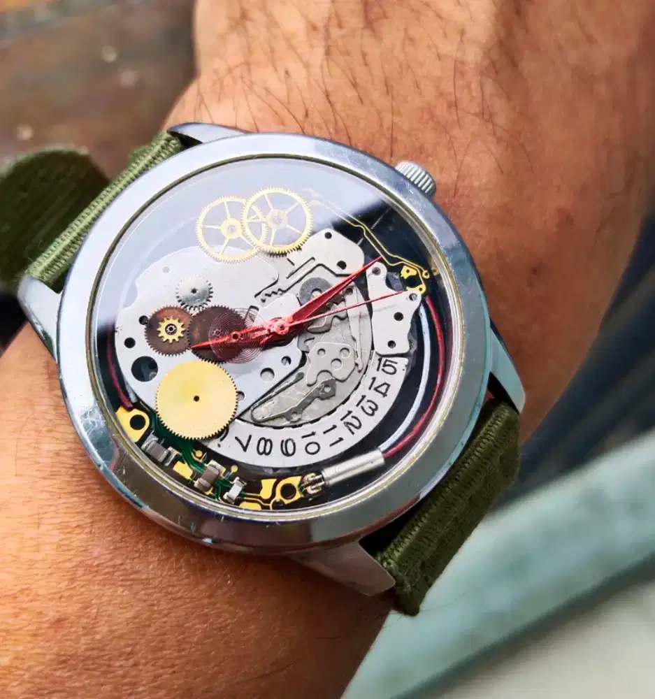 Jam alba quartz dial modif unik lawas bekas vintage antik jadul