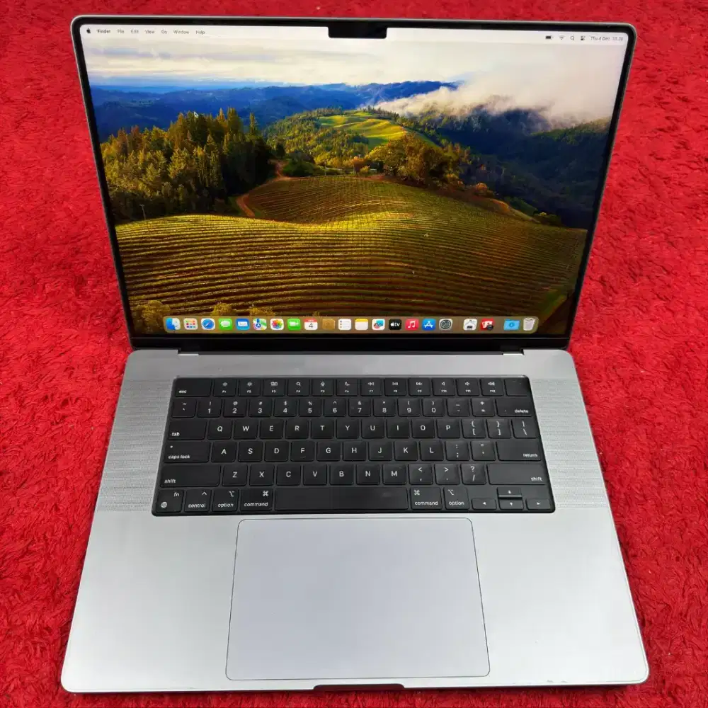 Macbook m1 pro 2021 16 inch ram 32gb ssd 512gb fullset bisa cod