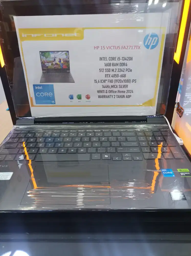 Cicilan tanpa kartu kredit laptop HP 15 Victus FA2717TX