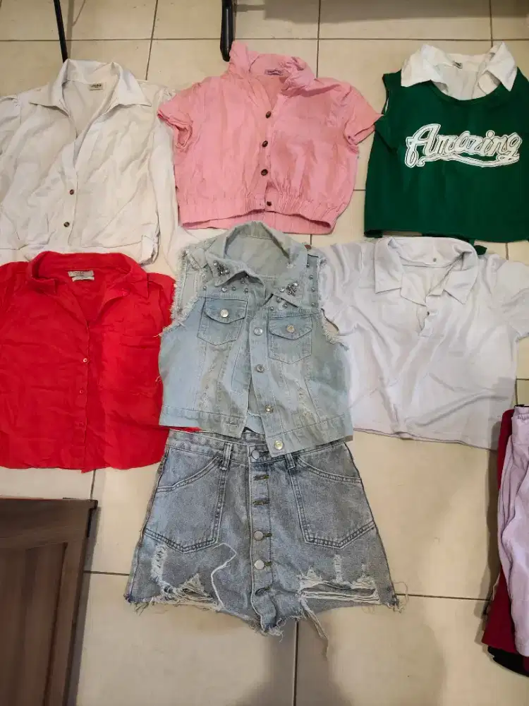 Atasan berkerah ABG all size