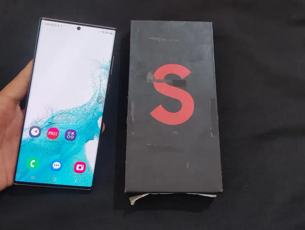 Samsung S22Ultra Ram 12/256GB Fullset
