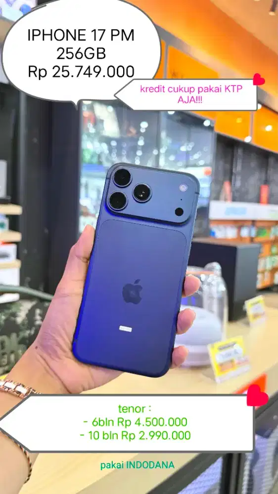 KREDIT IPHONE 17 PAKAI KTP AJA!!!