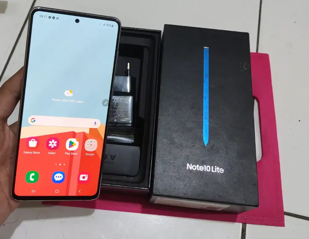 Samsung Note 10Lite Ram 8/128GB Fullset