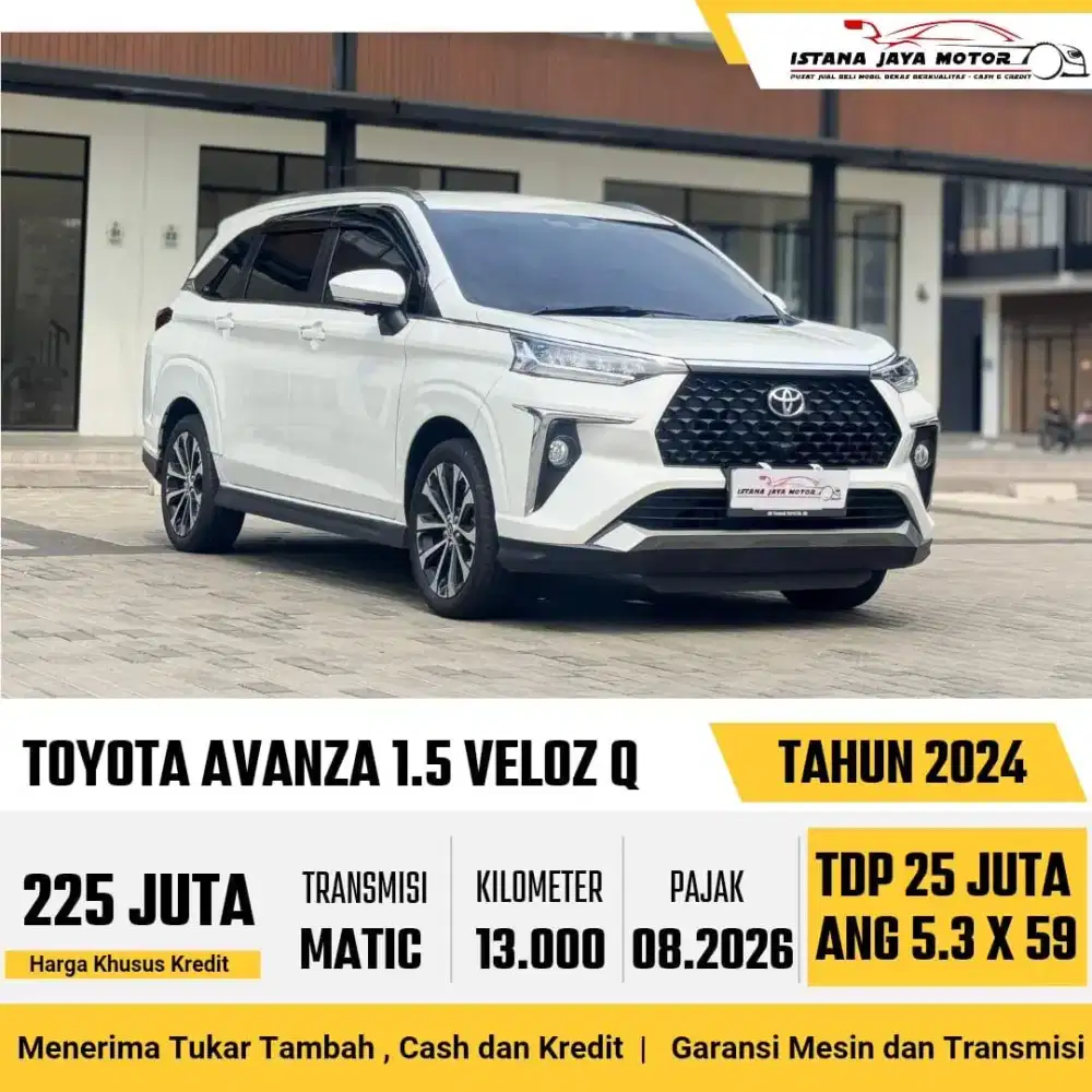 Toyota Avanza Veloz Q CVT AT th 2024 #istana jaya motor