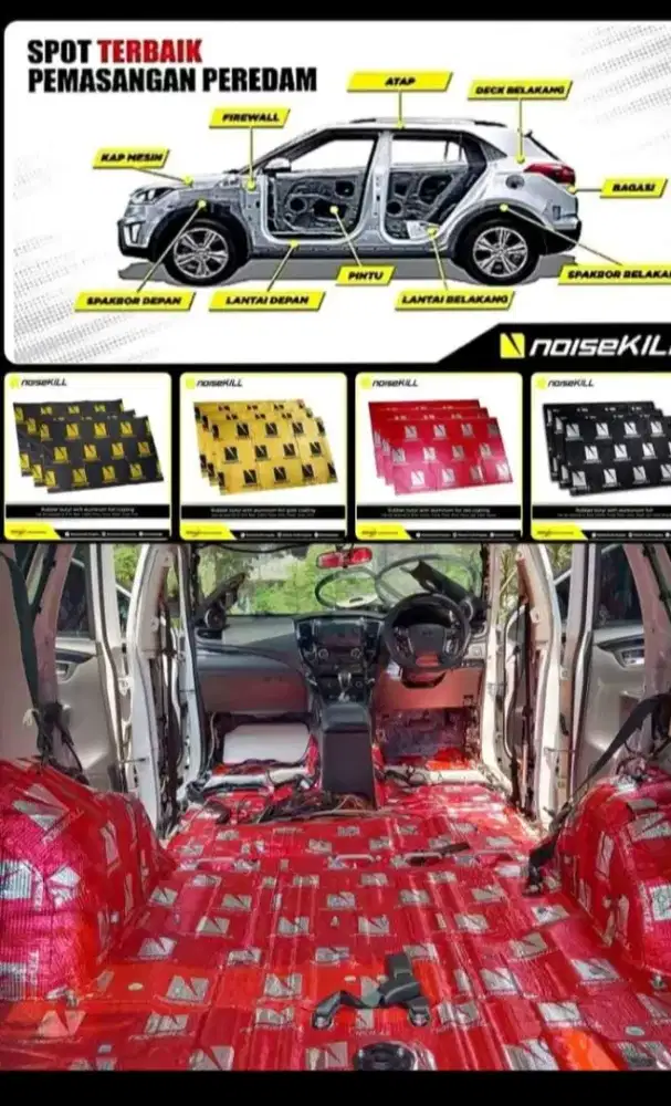 Perdam kedap suara mobil