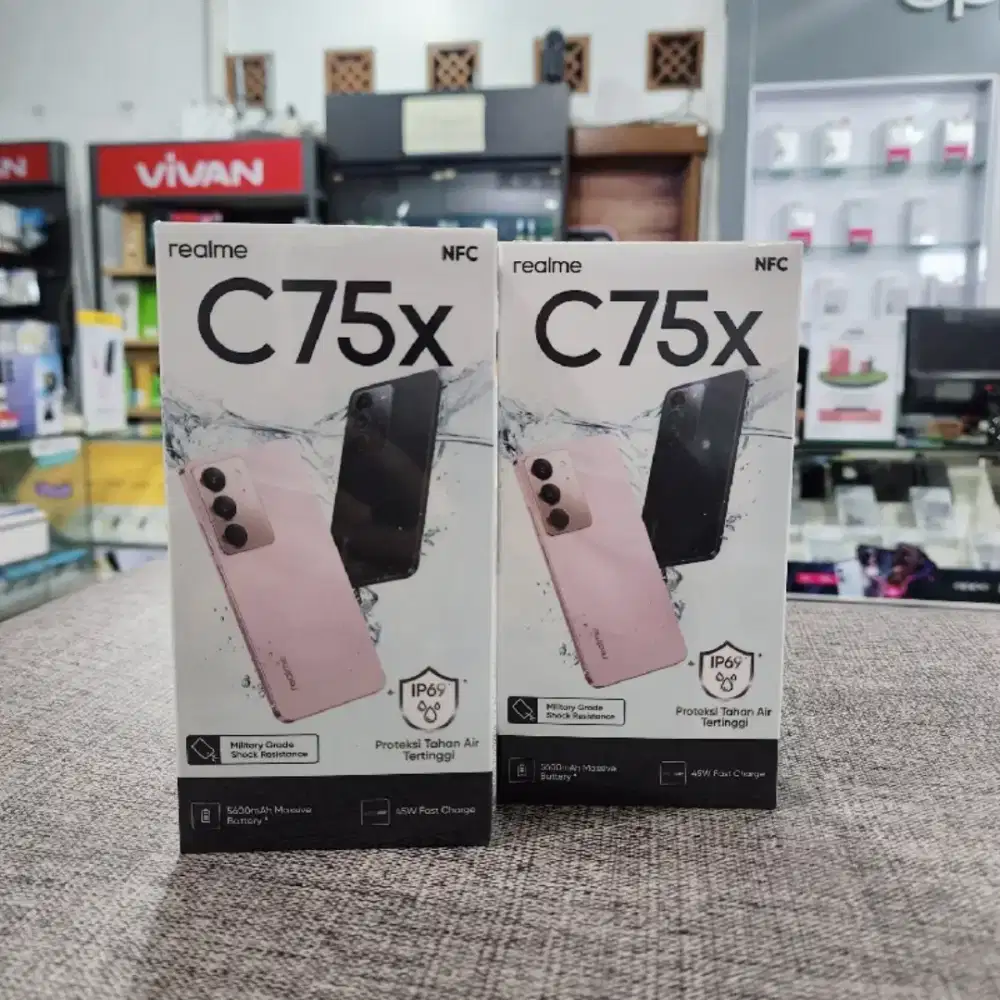 REALME C75x TAHAN AIR IP69