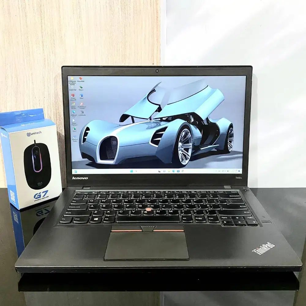 Laptop second Lenovo T450S Core i7-5600U Ram 8Gb Ssd 256Gb