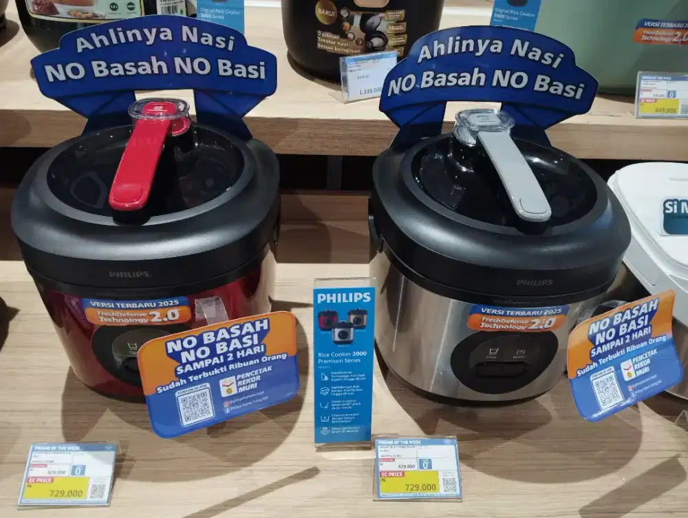 Rice Cooker Philips HD 3211 BR&BS IDR 829K