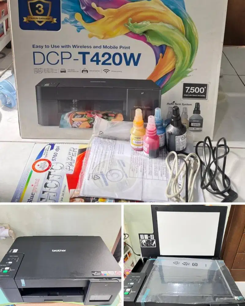 Printer Ink Tank BROTHER DCP-T420W (WiFi Wireless+Mobile Print) Print