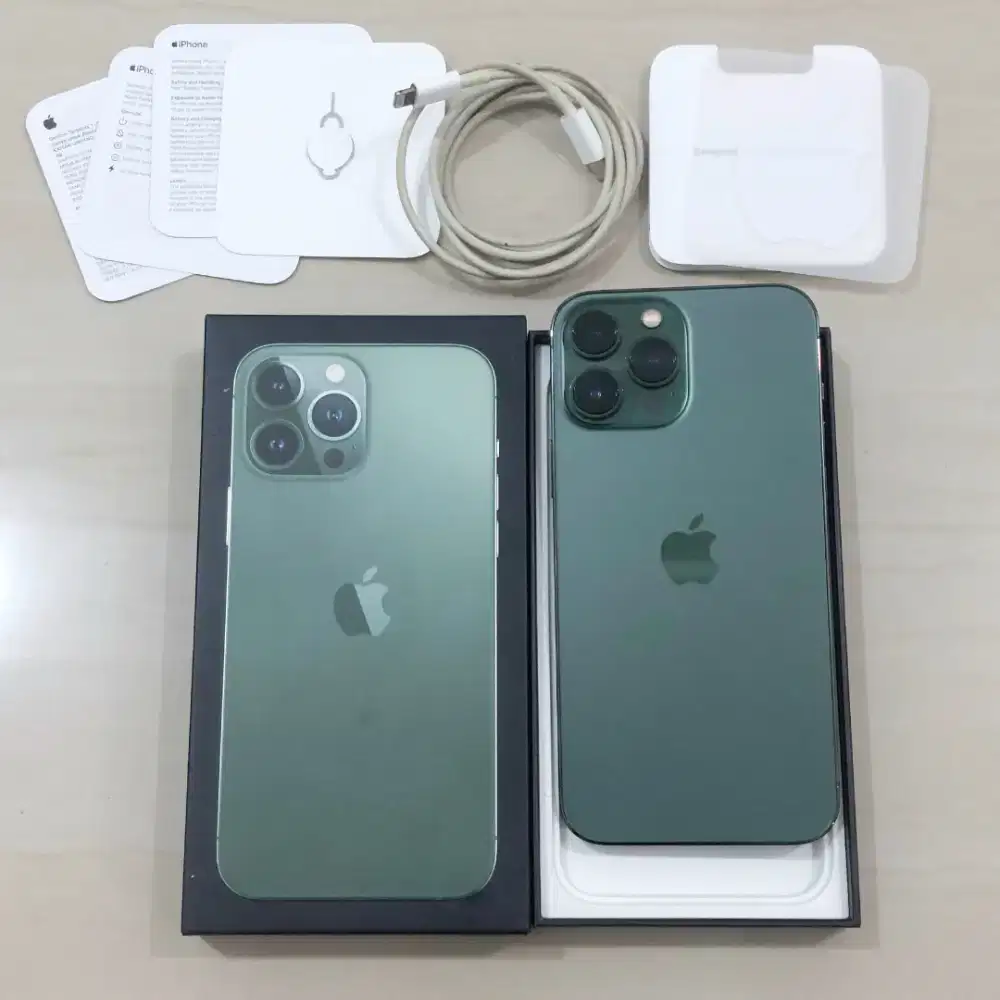 Iphone 13 Promax 128 gb resmi Ibox Green Mulus