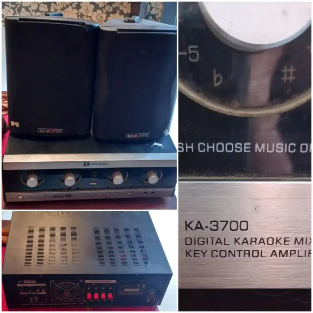 Martin Roland Digital Karaoke Key Control Amplifier KA 3700