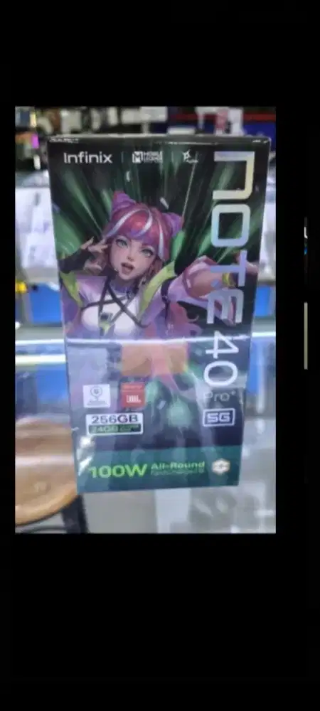 Infinix note 40 pro plus 5G ram 12gb layar lengkung wireless charger