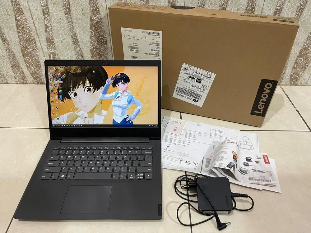 LAPTOP LENOVO V14 NVIDIA MX330 INTEL GEN 10 RAM 8GB SSD+HDD 256GB+1TB