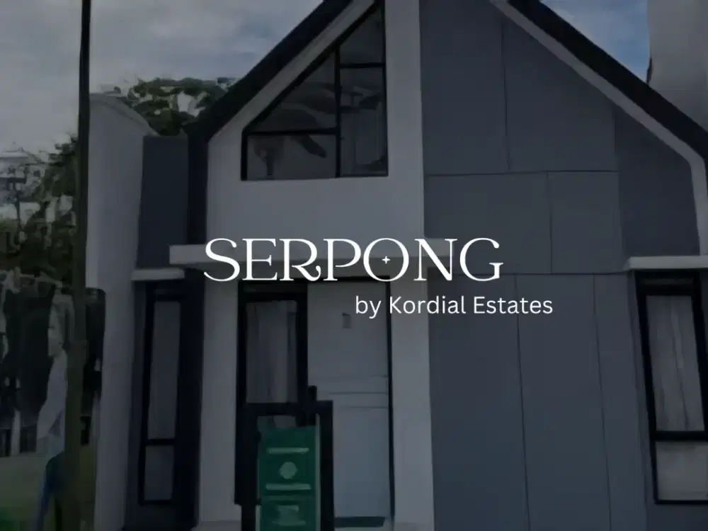 RUMAH SERPONG KOTA MANDIRI TERINTEGRASI HUB 3 KOTA DENGAN FASILITAS LENGKAP