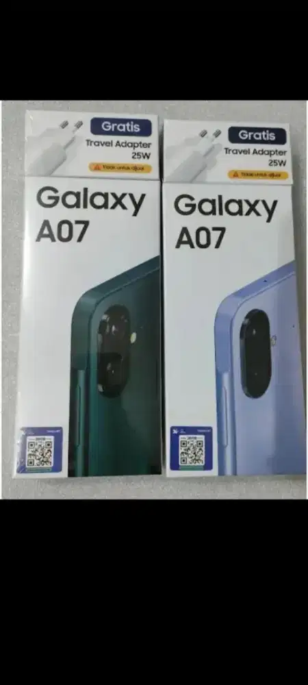 Samsung galaxy A07 ram 6gb 128gb dan4/64 garansi resmi