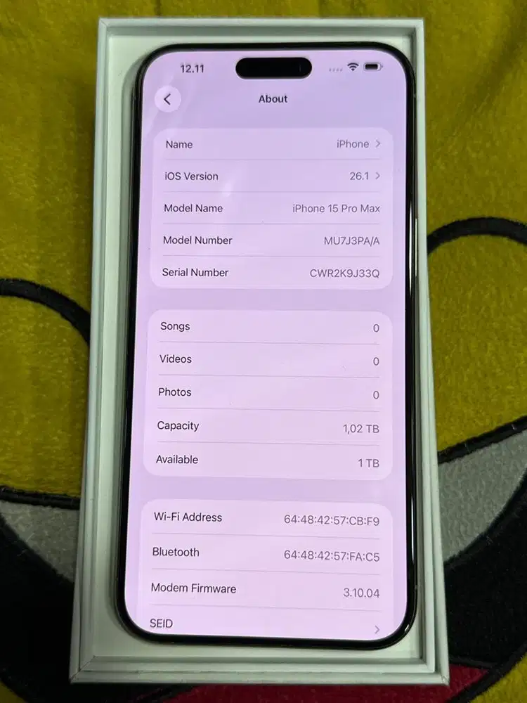 iPhone 15 Pro Max 1Tb Natural Titanium ex iBox