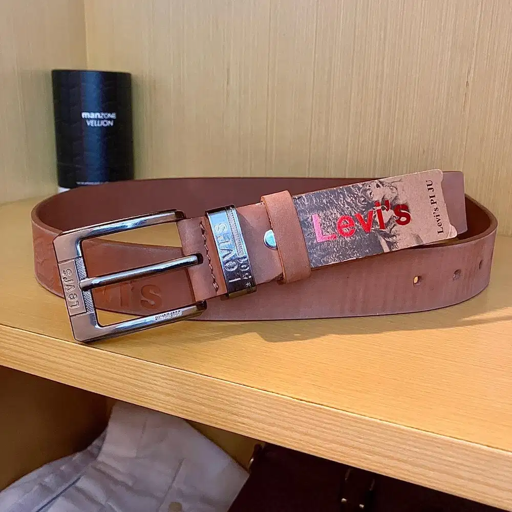 Original Levis Vintage Sabuk [ Kulit Asli ]