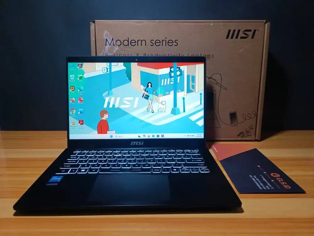 MSI Modern 14 C12MO Core i3 1215 8GB 256GB SSD FHD BLIT IPS Garansi 20