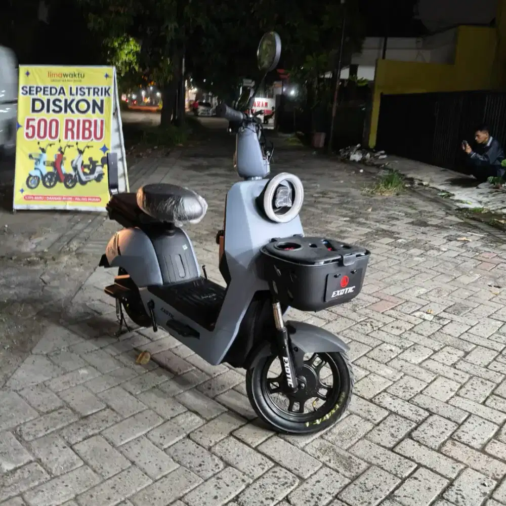 Sepeda listrik Exotic ev 929 bisa kredit syarat cuma ktp saja