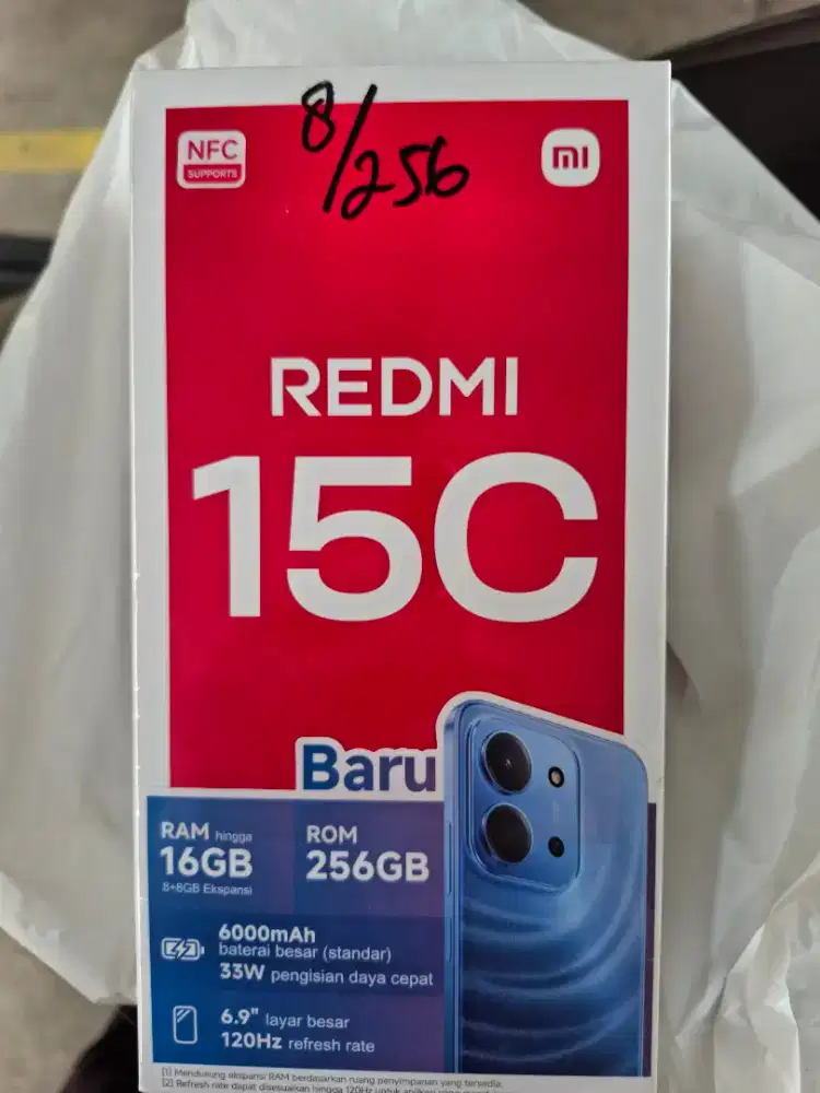 redmi 15 c masih segel