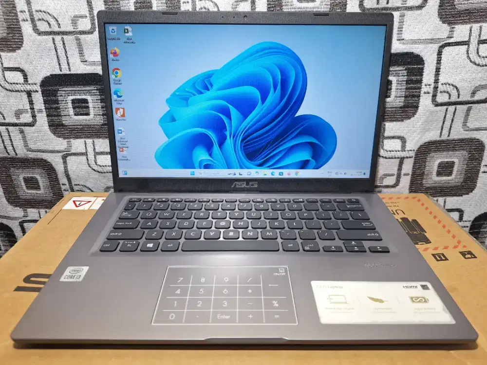 Laptop Asus VivoBook X415JA Core i3 gen 10 ram 8gb slim batre awet