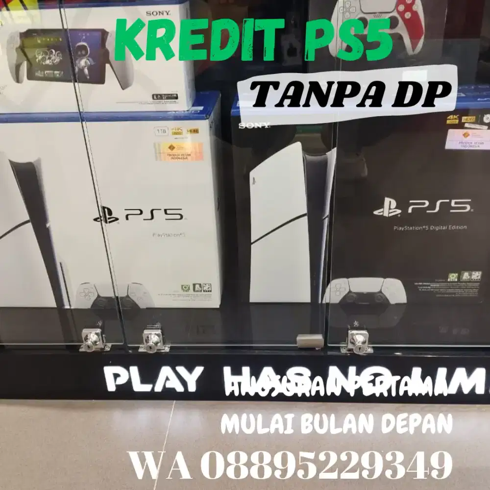 PS5 SLIM BISA KREDIT TANPA DP SYARAT KTP SAJA