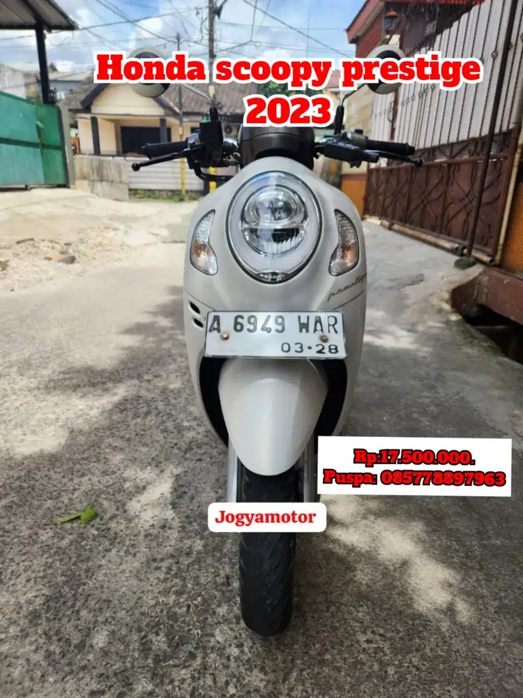 (B) honda scoopy prestige 2023