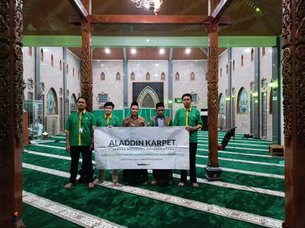 Tersedia Karpet sajadah Masjid import pembelian menyesuaikan kebutuhan
