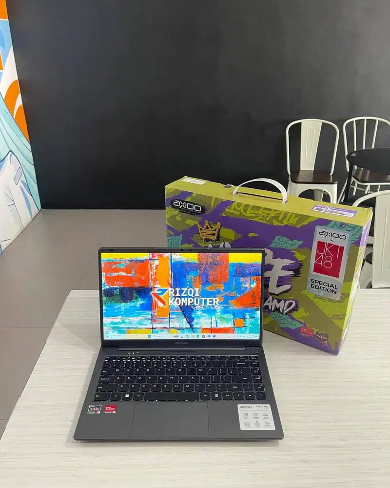 AXIOO HYPE 5 AMD X5-2 Processor AMD Ryzen 5-7430U Ram 8GB SSD 256GB