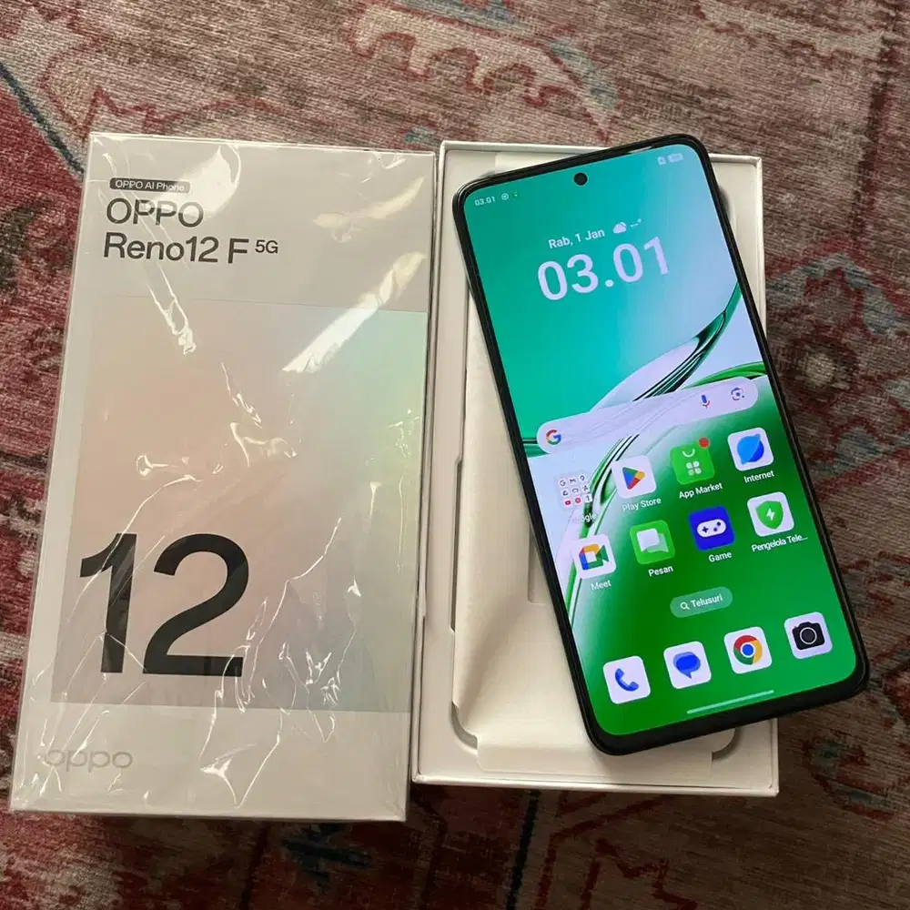 Oppo Reno 12F 5G 12/256GB Resmi Indonesia