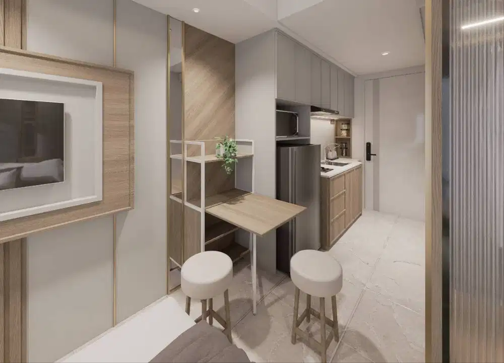 DISEWAKAN APARTEMEN EASTCOAST MANSION TOWER BELLA LANTAI 15 FURNISHED