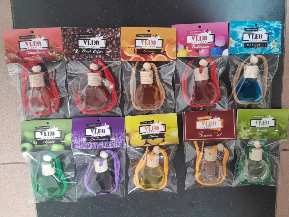 Parfum mobil Gantung Vleo scents Botol Apel 10ml