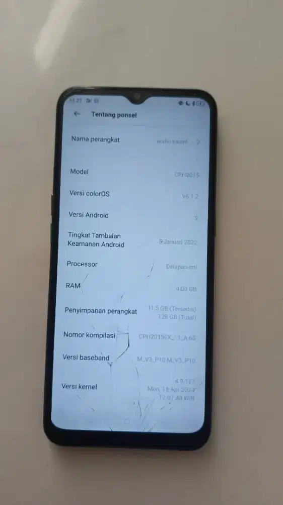 SECOND OPPO A31 ORI 4/128